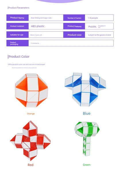 Sihirli Cetvel Bulmaca - 36 Bölüm - Turuncu - Eğitim Kitabı + APP - 8