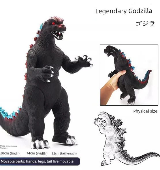 Kral Konga Karşı Godzilla Aksiyon Figürü - Cehennem Godzilla (buz kristali) 16cm - 3