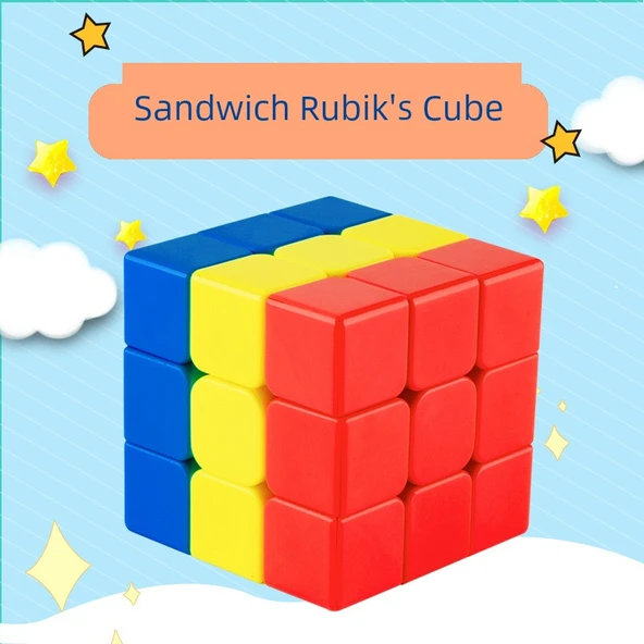 Eğitici Rubik Küpü - Hamburger Sandviç