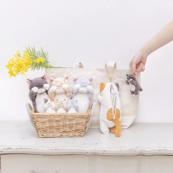 Japon Tarzı Mini Kolye Bebek - Kodo Kedi - 3