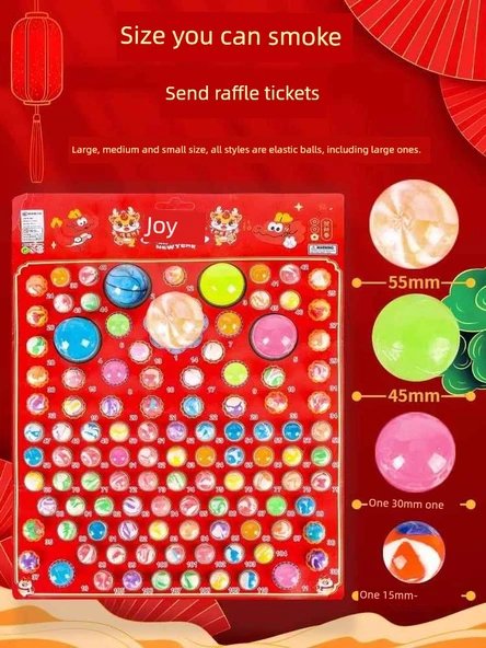 Ejderha Topu Işıldayan Elastik Top - Geliştirilmiş Kokusuz 100 Işıldayan Top + Kutu (Çekiliş) - Resim 8