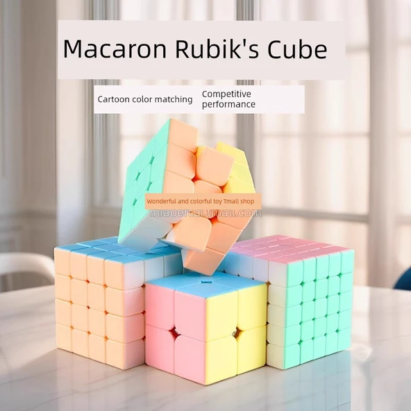Macaron Rubik Küp Seti - 3. Seviye + Piramit - 2