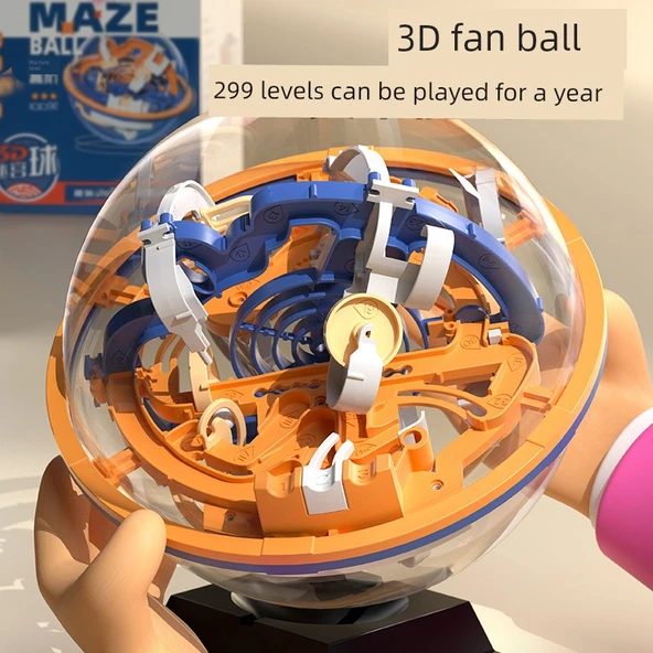 3D Labirent Topu - Süper Büyük Euphoria Topu 299 (6-10 yaş, Zorluk 6 Yıldız) - 2