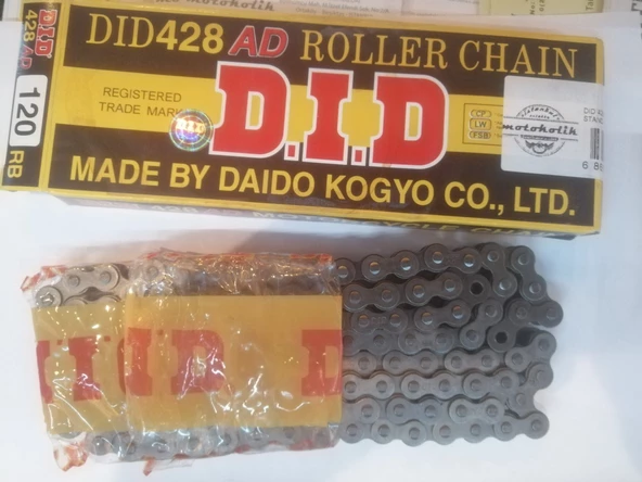 KUBA CG 100 - ÇİTA 100 - CG 125 - ÇİTA 125 DİD ZİNCİR DID 428