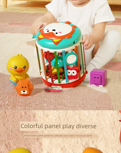 Montessori Kutu Evi - C- Gelişmiş Versiyon + Geyik Tumbler - 9