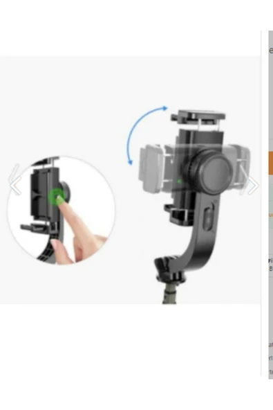 ONREZ Son Nesil Anti Shake Profesyonell 360 Bluetooth Telefon Tutucu Ve Tripod - 6