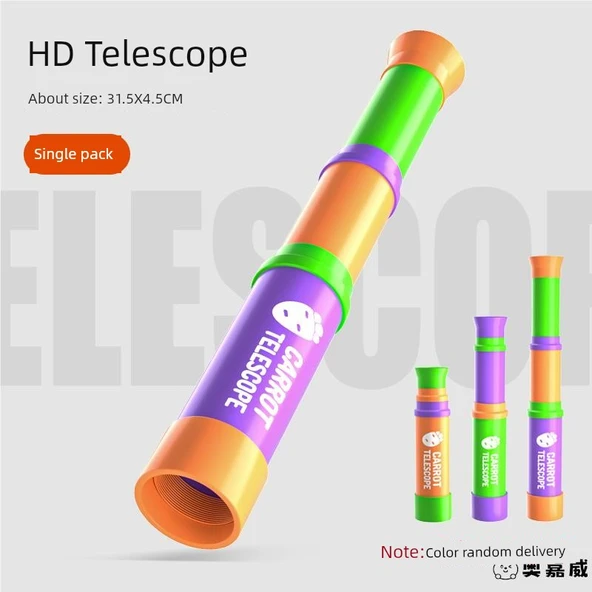 Çocuklar için Teleskop Oyuncak - Tekli - Renk Rastgele