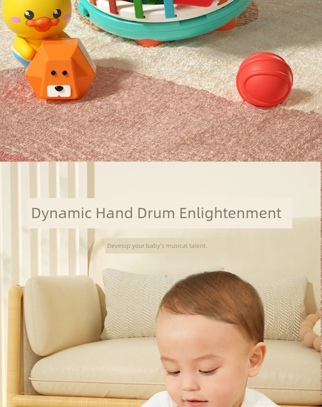 Montessori Kutu Evi - C- Gelişmiş Versiyon + Ördekli Cep Telefonu - 8