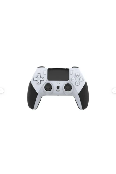 ONREZ T29-WHİTE-PS4 Gamepad, Bluetooth Kablosuz ve Kablolu Çift Motorlu, Dokunmatik Ekranlı 6 Eksenli