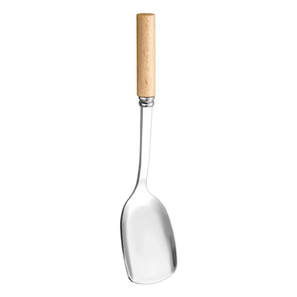 DIY Mini Paslanmaz Çelik Çocuklar İçin Kürek Sofra Takımı - Yuvarlak Kaşık - 6