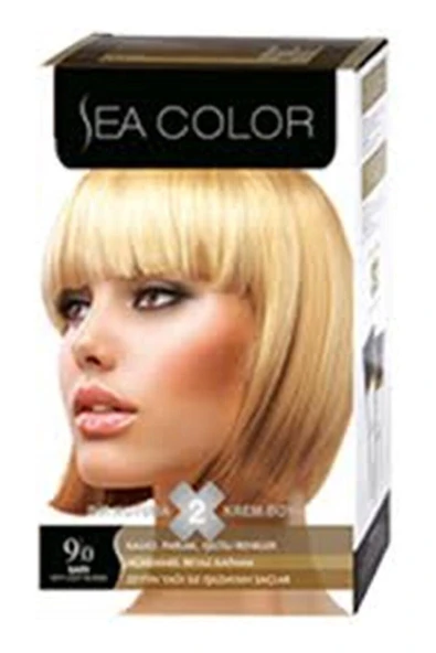Sea Color Kit Saç Boyası-9.0-buğday Sarısı