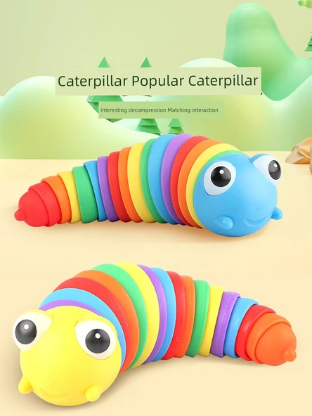 Montessori Kıvrımlı Tırtıl - Pembe - 2
