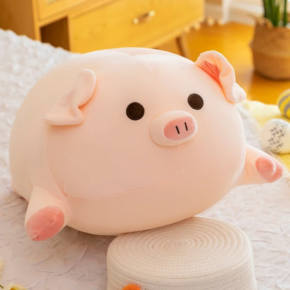 Pembe Peluş Domuz Oyuncak - 61cm