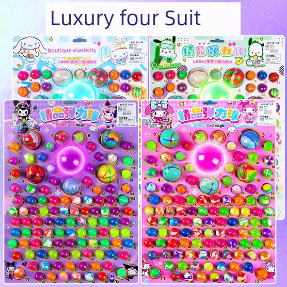 Zıplayan Top Bulmaca Oyuncağı - 420 Sanrio Tam Set
