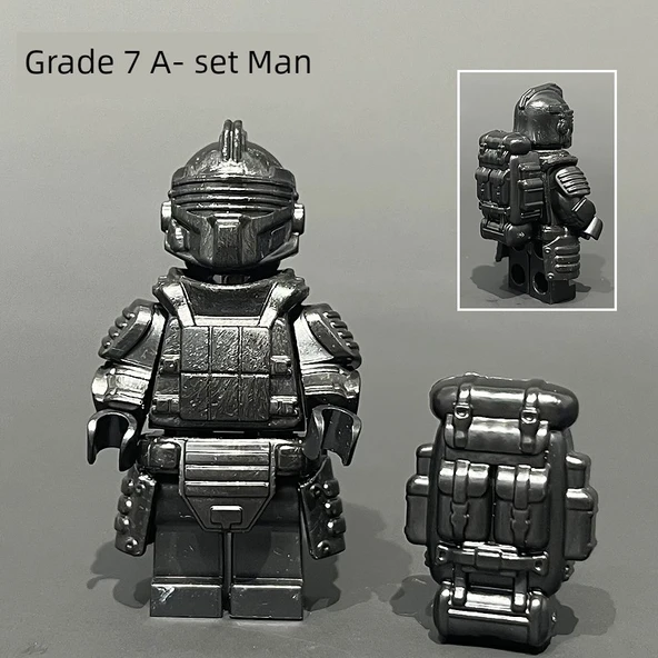 Lego Uyumlu Güç Mecha Yapı Blokları Seti - Seviye 7 A + Seviye 7 Paket