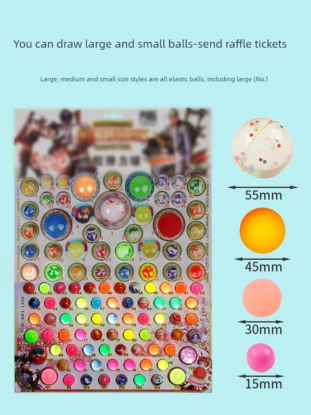 Ejderha Topu Oversized Elastik Top Sürpriz Kutusu - Parlak Renk Şeffaf Top 100 Duman + Kutu 1 - 4