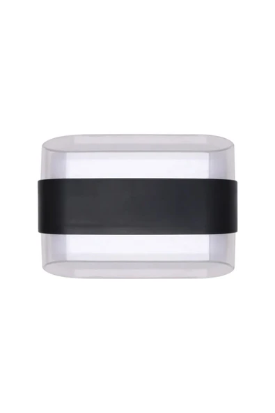 Cata 12 W Gozo İki Yönlü Led Duvar Aplik - Gün Işığı (3000K) - Siyah - IP54 - CT-7044 - 4