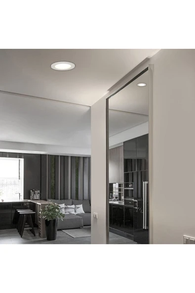 ACK 9 W Led Panel - Beyaz Işık (6500k) - Beyaz Kasa - Yuvarlak - Sıva Altı - Ap01-00930 - 8