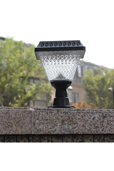 Cata 30 W Solar Kare Set Üstü Bahçe Aydınlatma Armatürü - Beyaz Işık (6500K) - IP65 - CT-7315 - 5