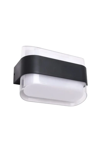 Cata 12 W Gozo İki Yönlü Led Duvar Aplik - Gün Işığı (3000K) - Siyah - IP54 - CT-7044 - 3