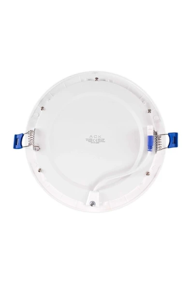 ACK 9 W Led Panel - Beyaz Işık (6500k) - Beyaz Kasa - Yuvarlak - Sıva Altı - Ap01-00930 - 6