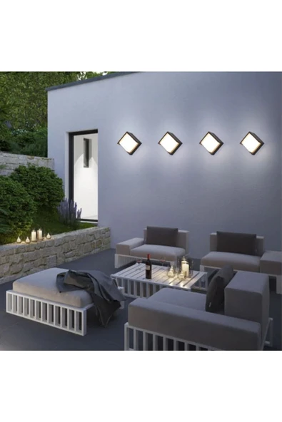 Cata Ct-7074 15 Watt Dekoratif Dış Ve Iç Mekan Aplik Günışığı 3200 Kelvin - 4