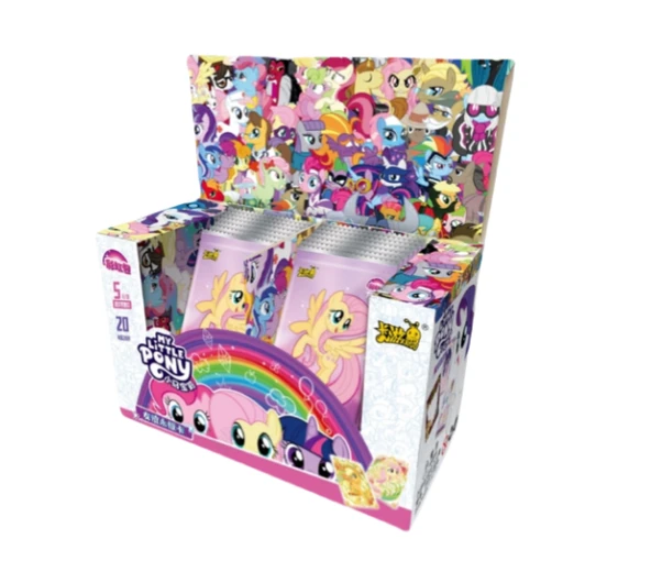 My Little Pony Kart Oyunu Eğlenceli Film Çantası - Gökkuşağı Paketi Üçüncü Mermi [Bir Al Beş Gönder] 5 Paket