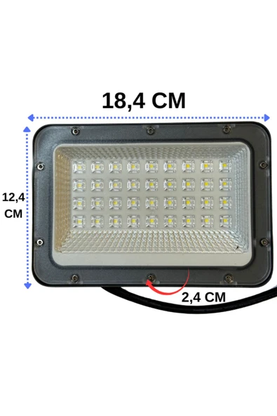 Cata CT-4658 50W 6500K (Beyaz Işık) Led Projektör (8 Adet) - 3