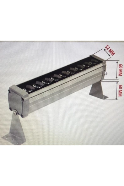 Yurt Wallwasher 20cm 6w.mavi Duvar Aydınlatma Armatürü