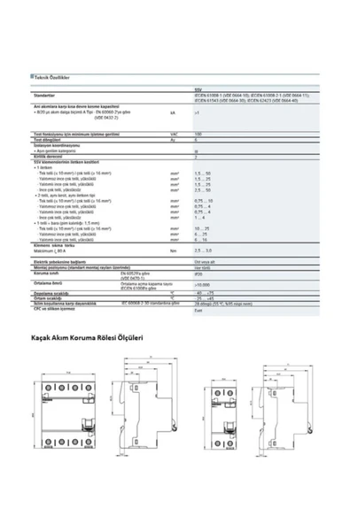 Siemens 4x40 30ma Amper Kaçak Akım - 6