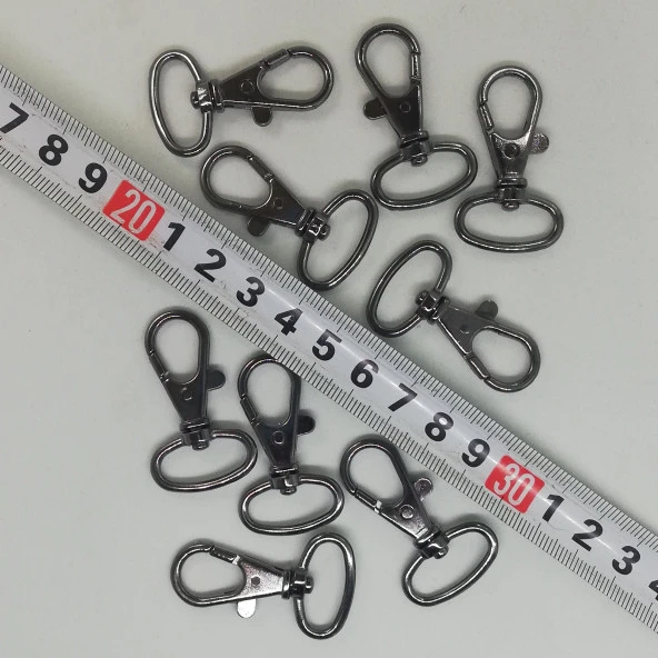 Anahtarlık Kancası Oval Siyah ürün görseli 1