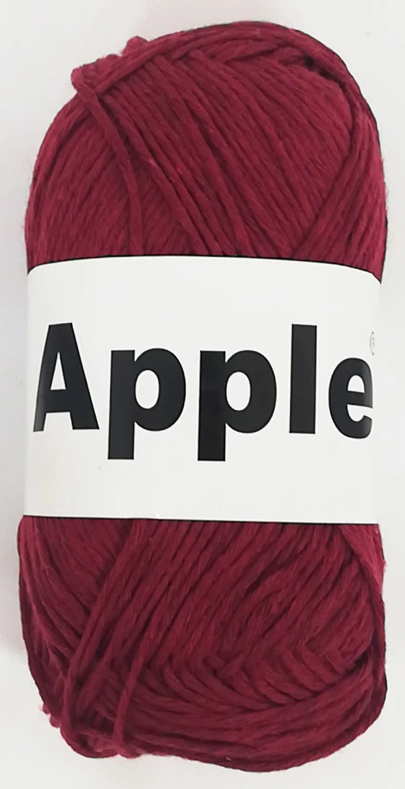 Apple Amigurumi İpi  Bordo ( 100 Gr )