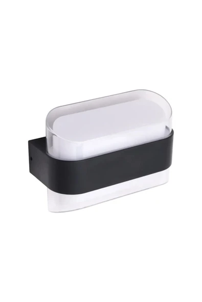 Cata 12 W Gozo İki Yönlü Led Duvar Aplik - Gün Işığı (3000K) - Siyah - IP54 - CT-7044 - 2