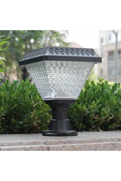 Cata 30 W Solar Kare Set Üstü Bahçe Aydınlatma Armatürü - Beyaz Işık (6500K) - IP65 - CT-7315