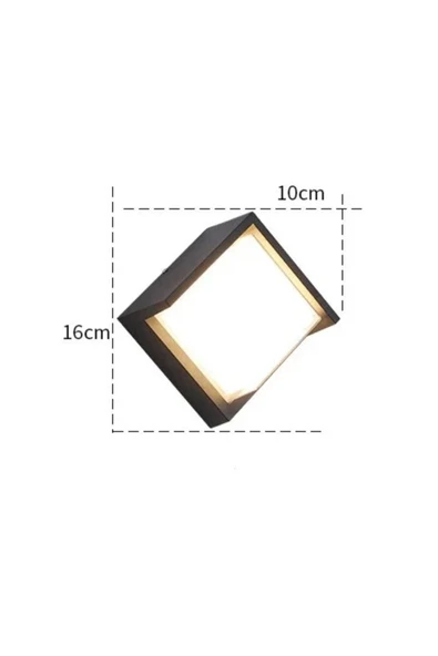 Cata Ct-7074 15 Watt Dekoratif Dış Ve Iç Mekan Aplik Günışığı 3200 Kelvin - 3