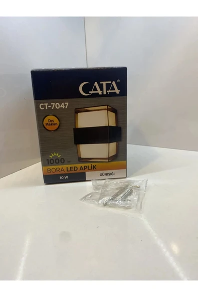 Cata Prizma Bora Led Aplik 12w Gün Işığı 3200k Iç Mekan Ve Dış Mekan CT-7047 - 7