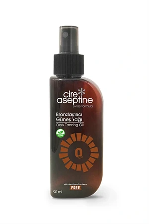 Cire Aseptine 0 SPF Bronzlaştırıcı Güneş Yağı – Hızlı Bronzluk, Yoğun Parlaklık 90 ml ürün görseli 1