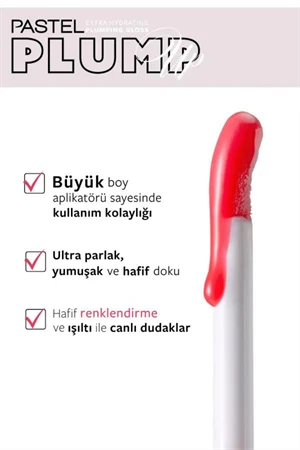 Plump Up Extra Hydrating Plumping Gloss - Dolgunlaştıran Dudak Parlatıcısı 204 Spicy Sweet - Resim 4