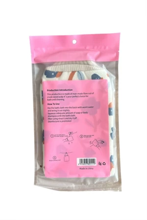 2 Fonksiyonlu Peeling Banyo Vücut Masaj Eldiveni Banyo Duş Eldiveni | Eldiven Banyo Lif ve Kese Masaj Eldiven - 3