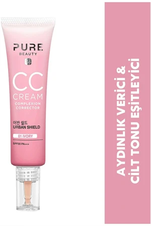 Pure Beauty Canlı ve Eşit CC Krem Spf50 Pa+++ Natural 30 ml - Resim 3