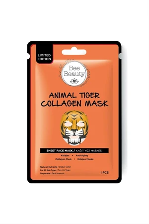 Bee Beauty Aloe Vera Kolajen Yüz Kremi 50 ml Animal Kağıt Maske Set 3 X 25 Gr - 4