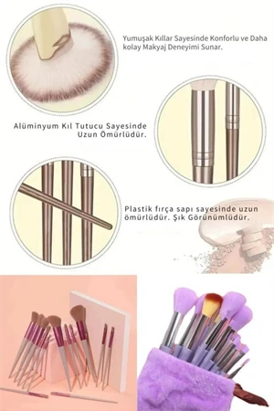 Trade Bazaar Fix Özel Kutulu 13'lü Fırça Seti - Resim 4