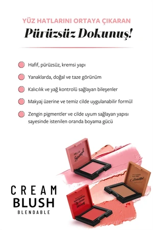 Pastel Profashion Cream Blush Krem Allık No:41 - 4