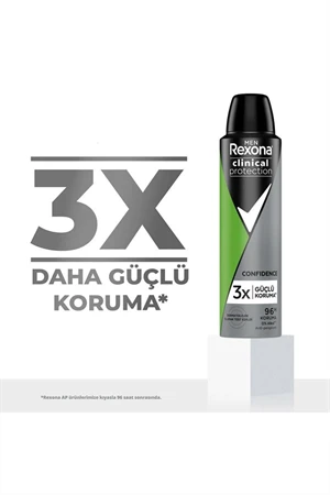 Rexona Clinical Protection Kadın Erkek Shower Clean Active Fresh 150 ml - Resim 7
