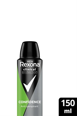 Rexona Men Clinical Protection Erkek Sprey Deodorant Active Fresh 150 ml - Resim 2