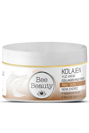 Bee Beauty Keçi Sütü Kolajen Yüz Kremi 50 ml Bakuchiol Gece Kremi 50 ml - 2