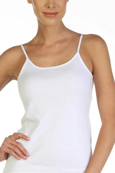 6 Adet Çift Kaplan Bayan Ribana İp Askılı Atlet 723 ürün görseli