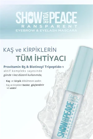 Show Your Transparan Kaş Ve Kirpik Maskarası - Resim 4