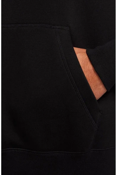 Club Fleece Erkek Siyah Sweatshirt - 4