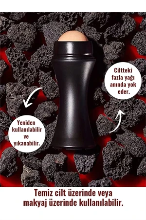 Ocean Volkanik Taş, Doğal Yağ Emici Ve Cilt Matlaştırıcı Gerçek Lav Taşı - Resim 2